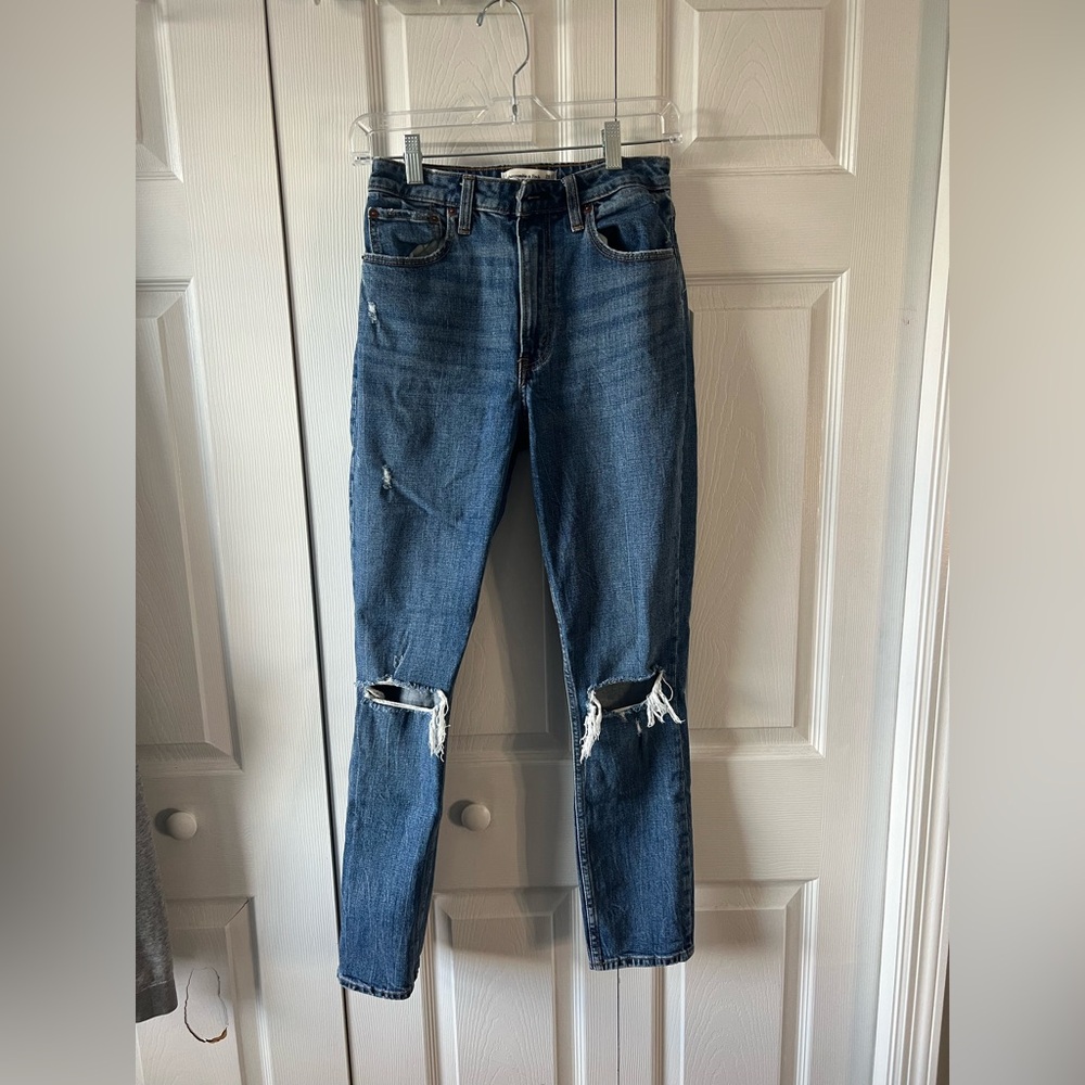 Abercrombie curve love high rise skinny jean